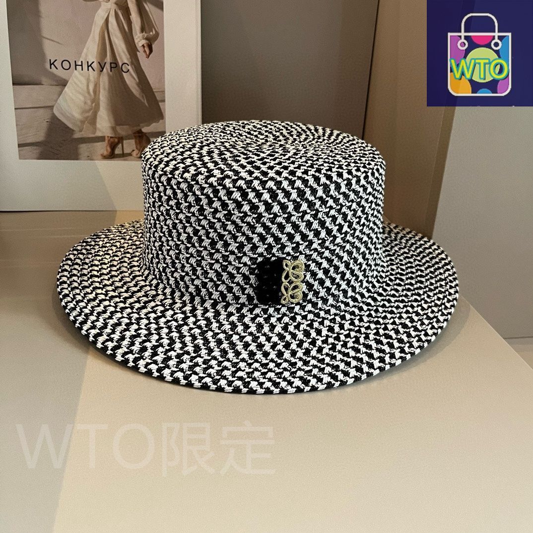 ロエベ　ハット LOEWE(ロエベ) アナグラムレザーバケットハット K000HB1X01