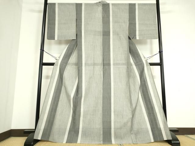 平和屋着物＊夏物　結城紬　夏結城　はたおり娘　菱間道　80亀甲　やまと誂製　正絹　逸品　DAAV5081az 平和屋着物＊夏物 結城紬 夏結城 はたおり娘 菱間道 80亀甲 やまと誂製