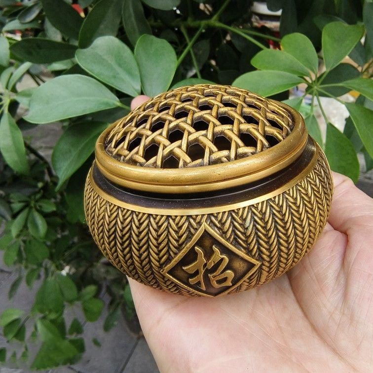 銅器 香炉 挿し香炉 仏堂香炉 香道具装飾品 工芸品 置物 銅器香炉 仏事用 仏堂香炉 装飾品 工芸品 置物 - メルカリ