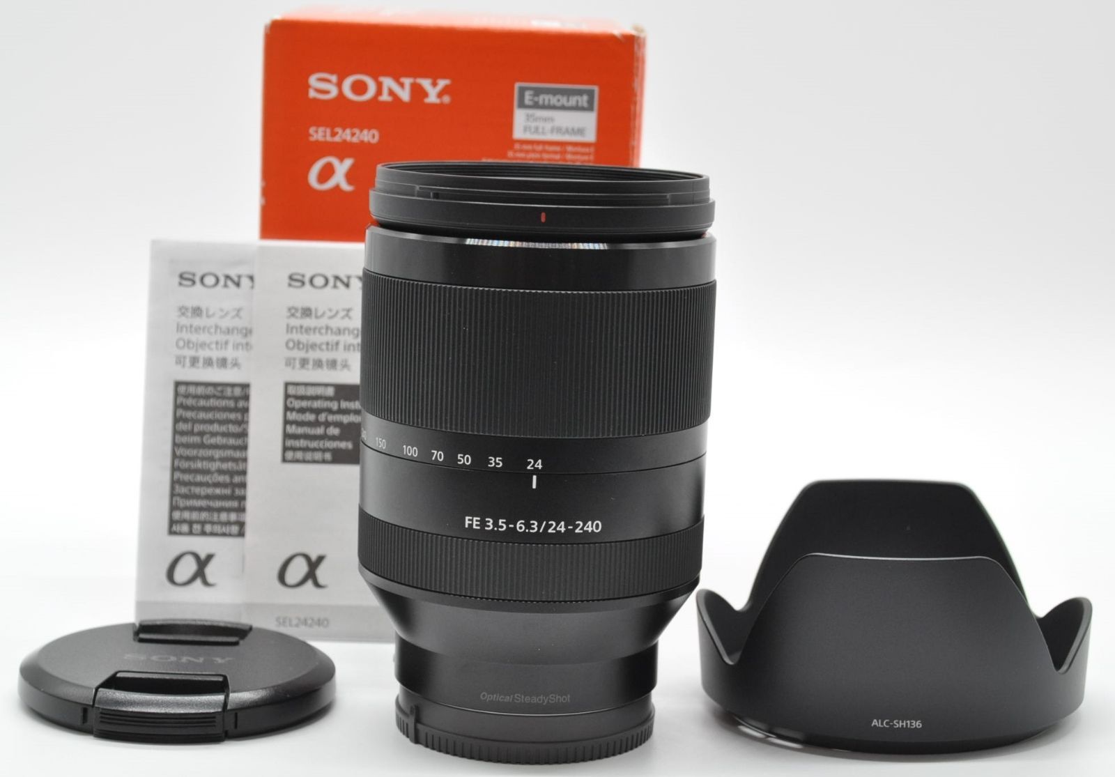 ＜極上美品！！＞　ソニー　SONY　FE 24-240mm F3.5-6.3 OSS [SEL24240]　♪あるとうれしい元箱＆フード＆説明書付き♪