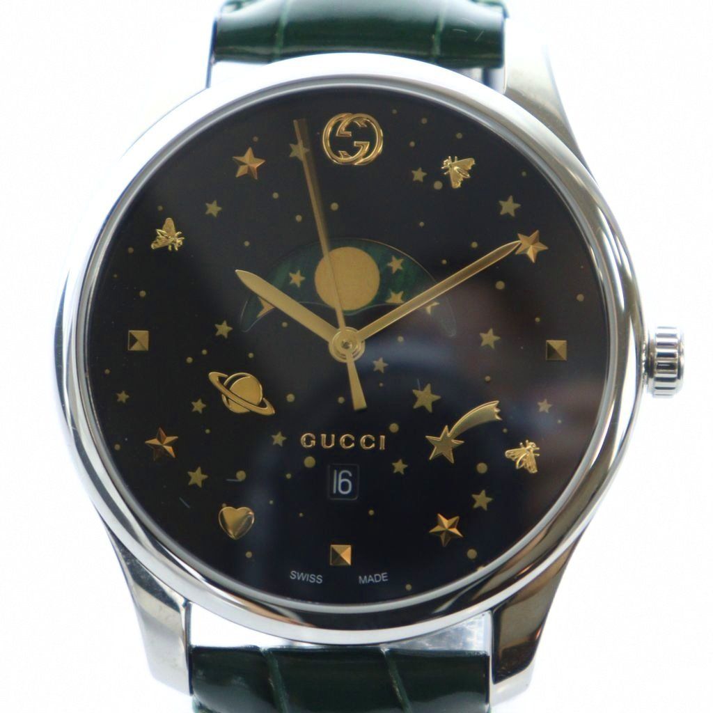 グッチ GUCCI Gタイムレス 腕時計 ウォッチ クォーツ ムーン