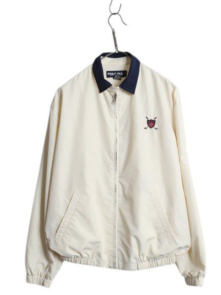 【希少】90s ラルフローレン スイングトップ 麻 ジャケット 古着 ポロゴルフ 古着 90年代 ラルフローレン POLO by Ralph Lauren スイングトップ