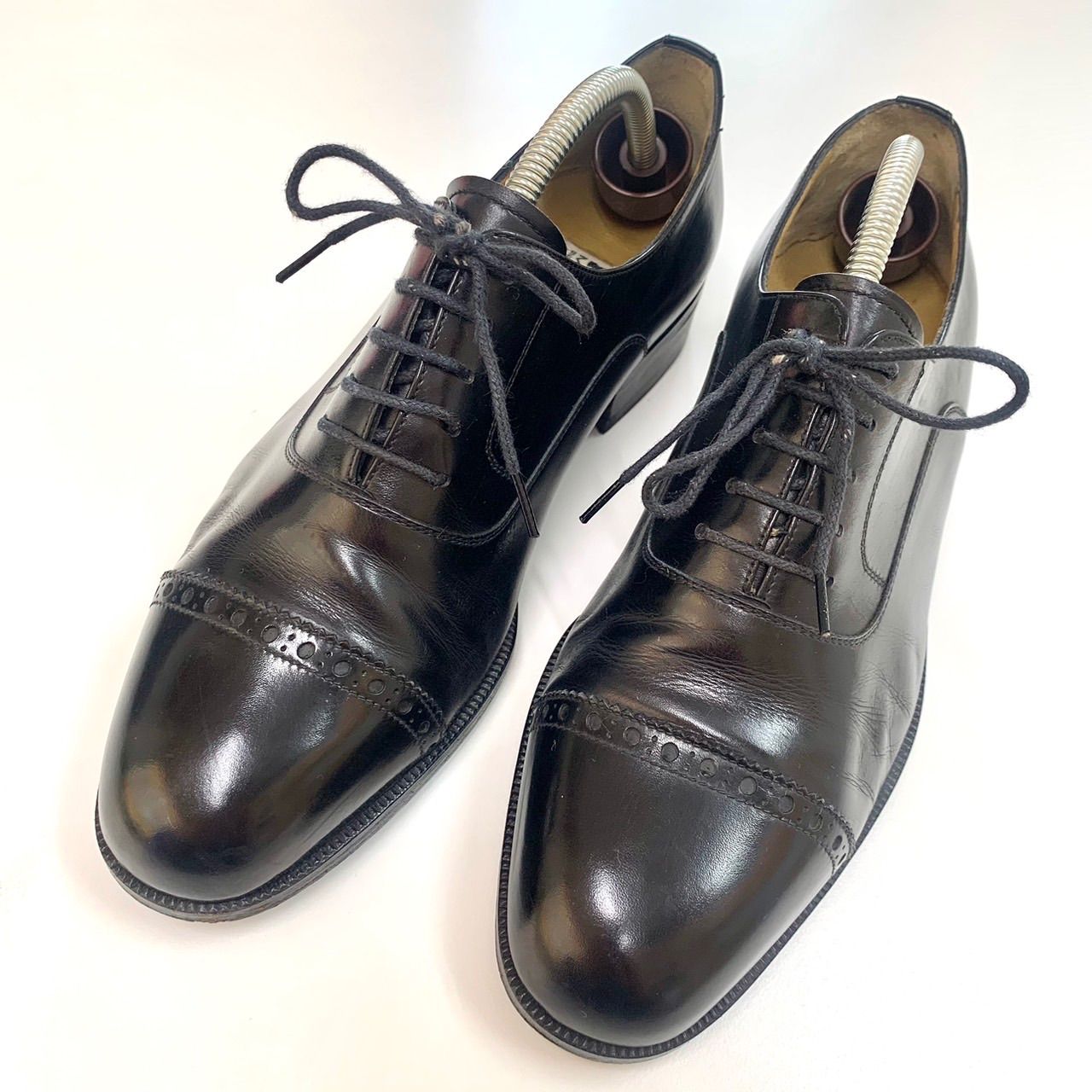 モレスキーの革靴（男性用） 中古】MORESCHI(モレスキー)メンズレザーシューズ(キャップトゥ