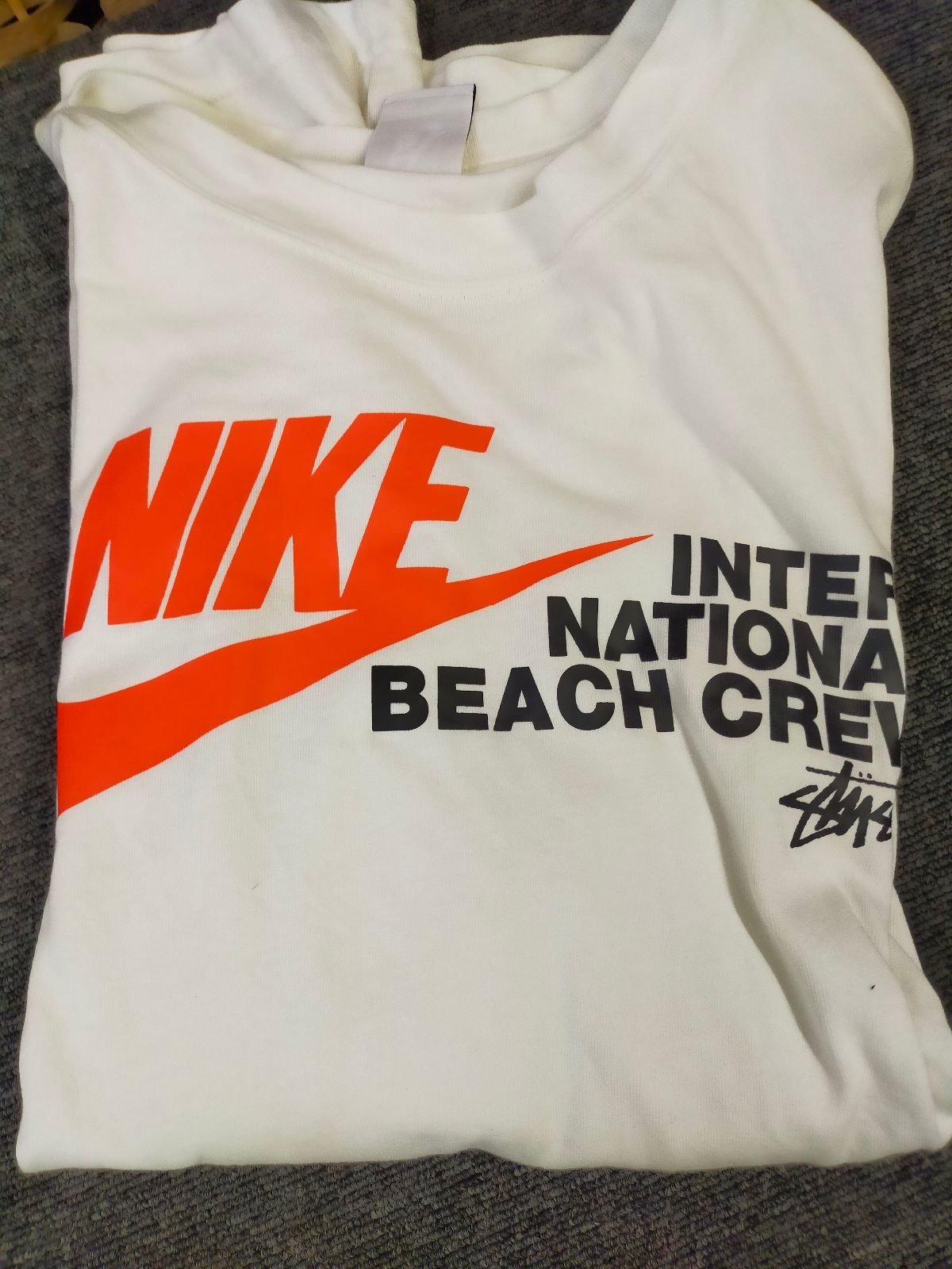 ナイキ ステューシー インターナショナル ビーチ クルー Tシャツ ホワイト Nike x Stussy International Beach Crew T-Shirt White XS-XXL