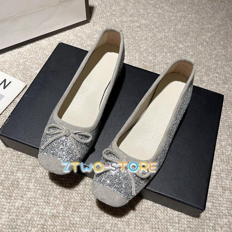 パンプス スクエアトゥ レディース 歩きやすい フラットパンプス 痛く