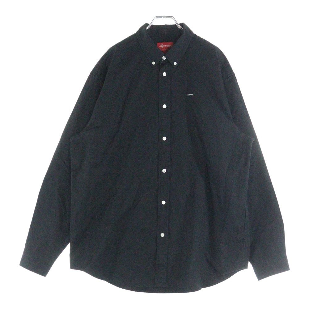 SUPREME シュプリーム Small Box Shirt スモール ボックスロゴ ボタンダウン 長袖 シャツ ブラック