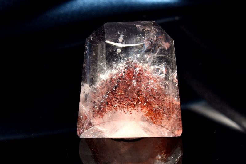 希少❣️ ザンビア産　高品質　幻影水晶　レッドファントム　クラスター　赤富士① 希少❣️ ザンビア産 高品質 幻影水晶 レッドファントム