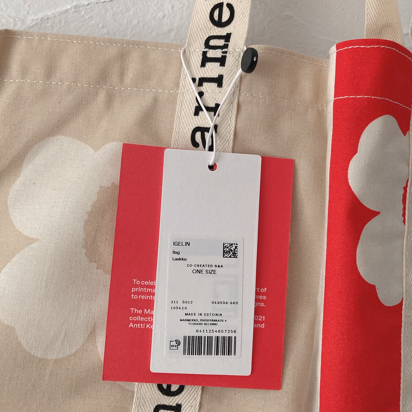 marimekko CO-CREATED 70周年記念 トートバッグ マリメッコ 70周年 co-created トート バッグ - メルカリ