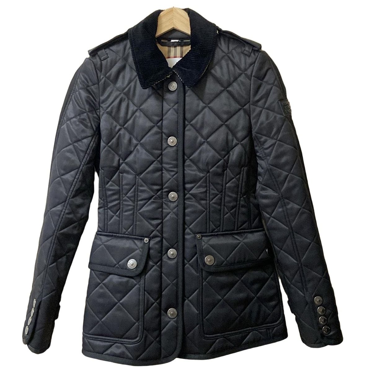 BURBERRY LONDON ENGLAND バーバリーロンドンイングランド コート サイズUS2 S レディース - 黒 長袖|キルティング|秋|冬