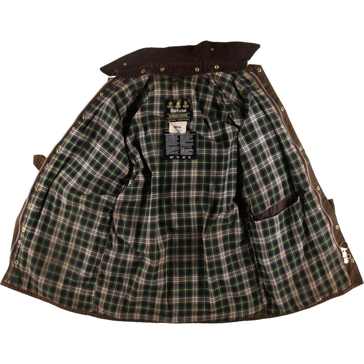 古着 90年代 バブアー Barbour SOLWAY ZIPPER ソルウェイ