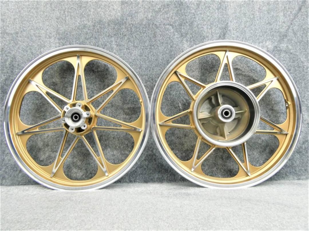 【利益還元祭】ＲＺ２５０　ＲＺ３５０　キャストホイール　ゴールドセブン　/ 金 RZ250 RZ350 キャスト ホイール ゴールド セブン / 金 - メルカリ