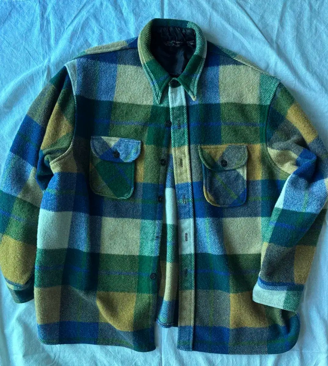 Vintage 50s 60s TownCraft ウール シャツ