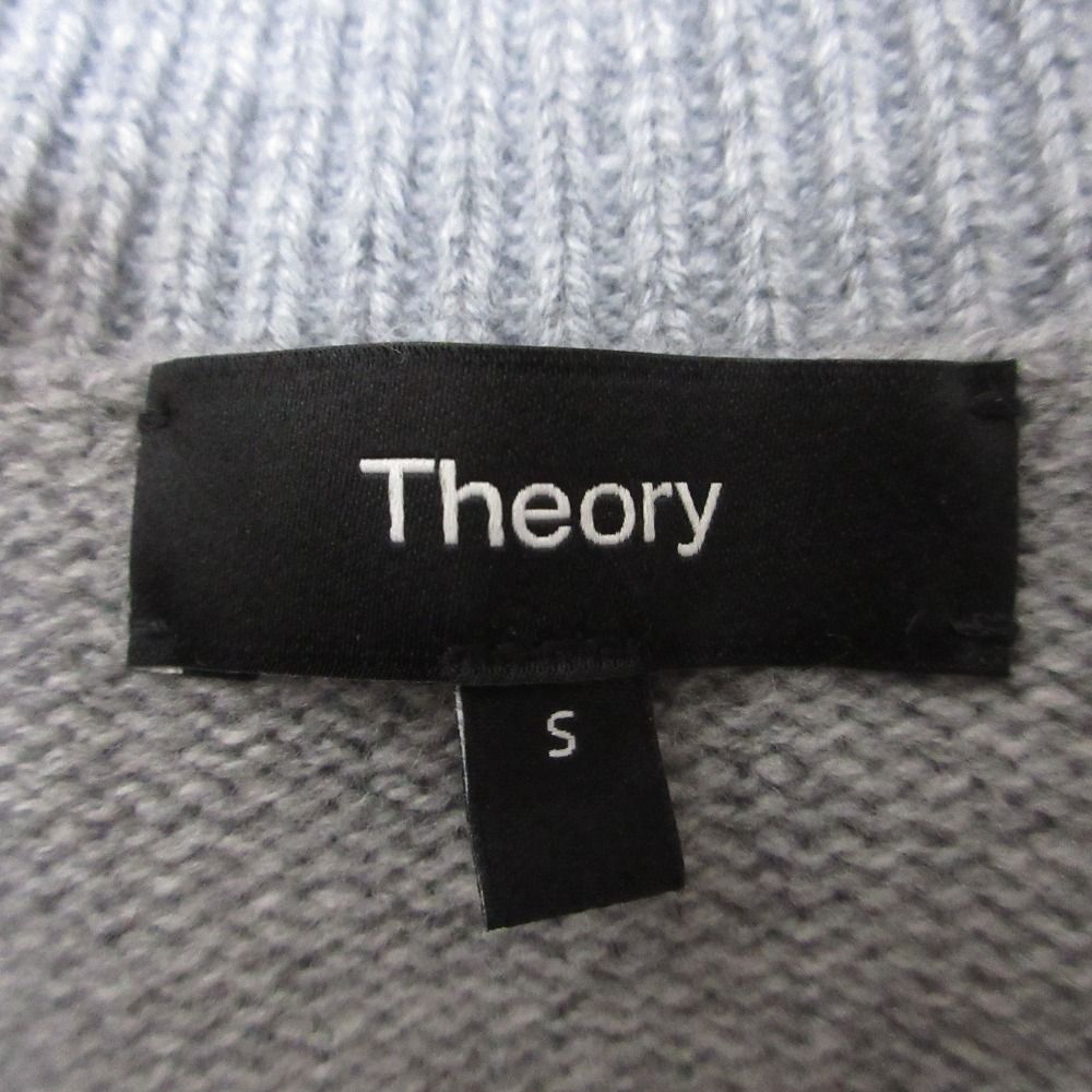 Theory - 美品 23AW Theory セオリー LANA CASH CROPPED TN PO ウール×カシミヤ タートルネック 長袖 クロップドニット セーター S グレー レディース 古着 中古 USED 美品 23AW Theory セオリー LANA CASH CROPPED TN PO ウール