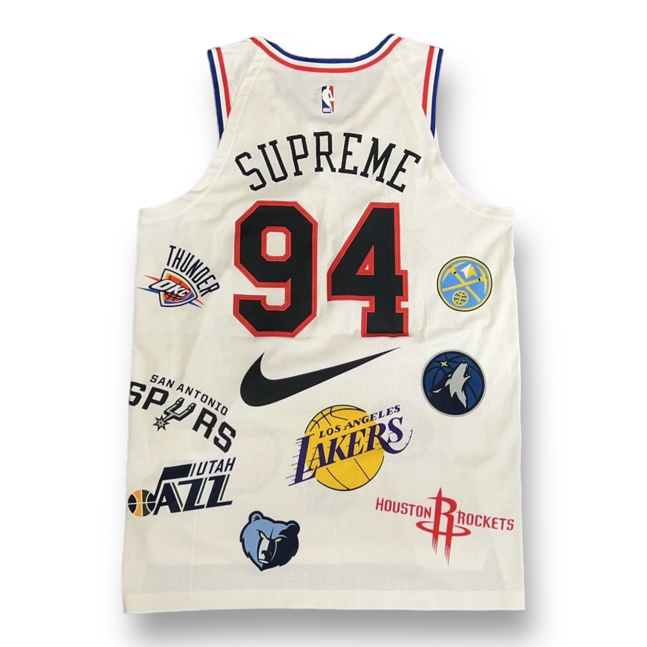 国内正規 Supreme Nike NBA Teams Authentic Jersey AQ4228-100 タンクトップ ゲームシャツ シュプリーム  ナイキ L 58425A1|mercariメルカリ官方指定廠商|Bibian比比昂代買代購