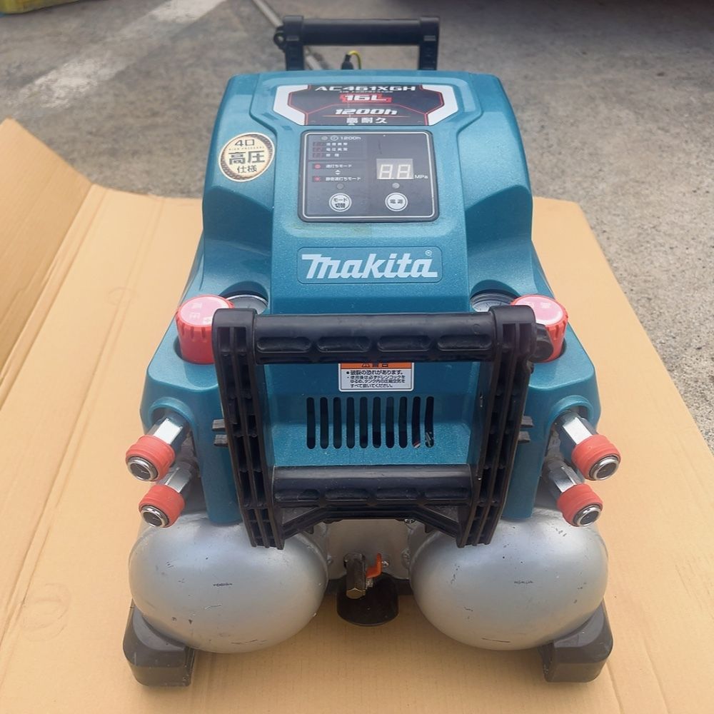 7日保証】中古良品♪makita マキタ 高圧 エアコンプレッサー AC461XGH 大容量16Lタンク 速打ち＆静音モード - メルカリ