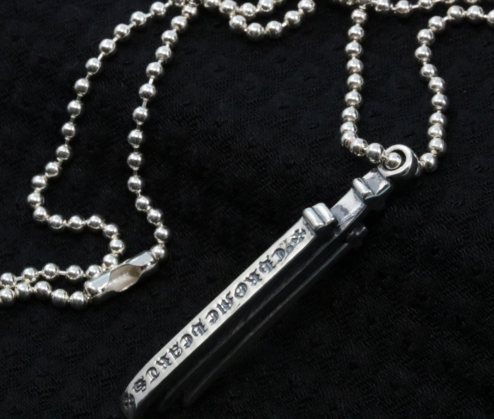 +CHROME HEARTS+ 3RS CROSS クロス チャーム ネックレス クロムハーツ CHARM RS 3CRS クロス チャーム ネックレス - メルカリ