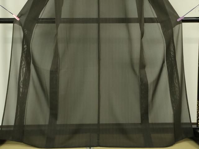 平和屋本店■希少　夏物　本場黄八丈　夏黄八　紗紬　伝統工芸士　西條吉広　三越扱い　証紙付き　逸品　未使用　DZAA4058kh5 平和屋本店□希少 夏物 本場黄八丈 夏黄八 紗紬 伝統工芸士 西條吉広