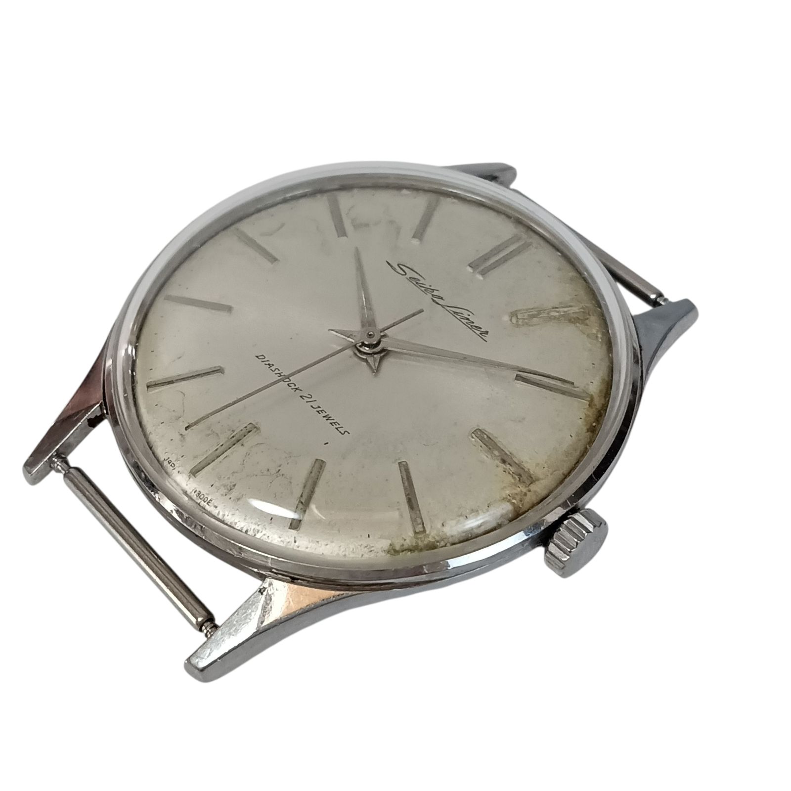 稼働 924 4 SEIKO Liner セイコー ライナー 15016 メンズ腕時計 手巻き フェイスのみ