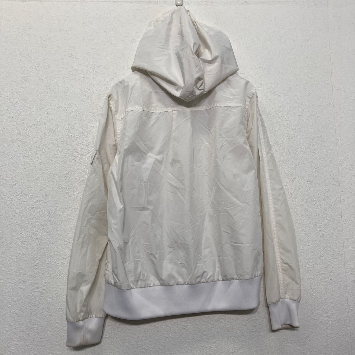 FILA ナイロン ジャケット レディース L ホワイト ハーフジップ フィラ