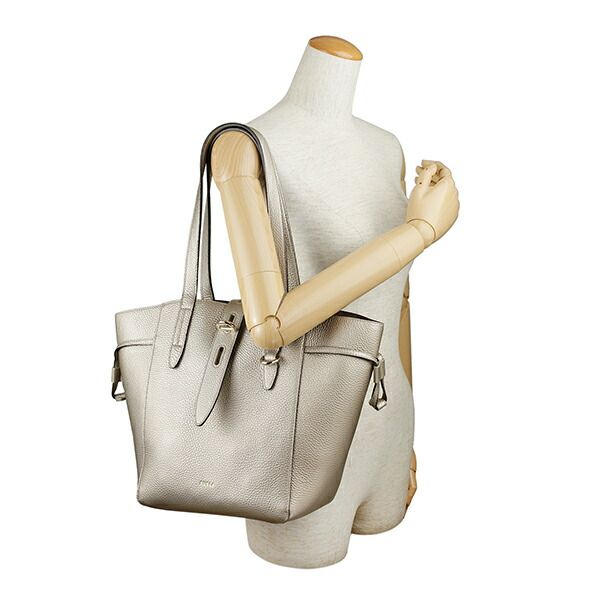 新品 フルラ FURLA ハンドバッグ ネット トートバッグ M ゴールド 金  