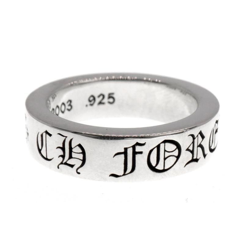 クロムハーツ CHROME HEARTS 6mm SPACER FOREVER スペーサー フォーエバー シルバー リング 40230