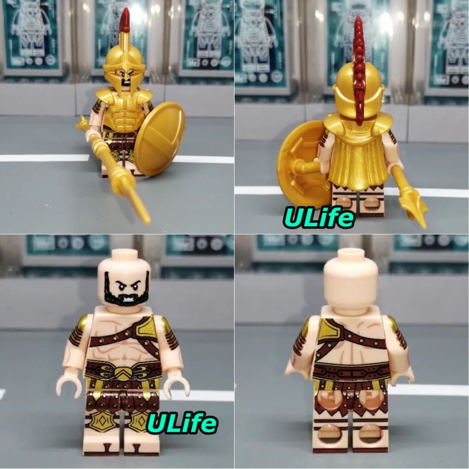 11体5 LEGOレゴ互換 スパルタクス戦士 騎士団 兵隊 ミニフィグ