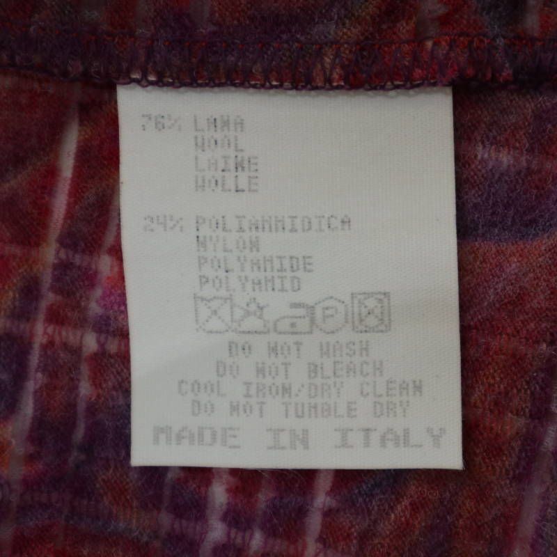 50％以上OFF! ETRO エトロ ペイズリー柄 ウール ナイロン 長袖 カットソー トップス 44 ボルドー M09-k046 5☆大好評！