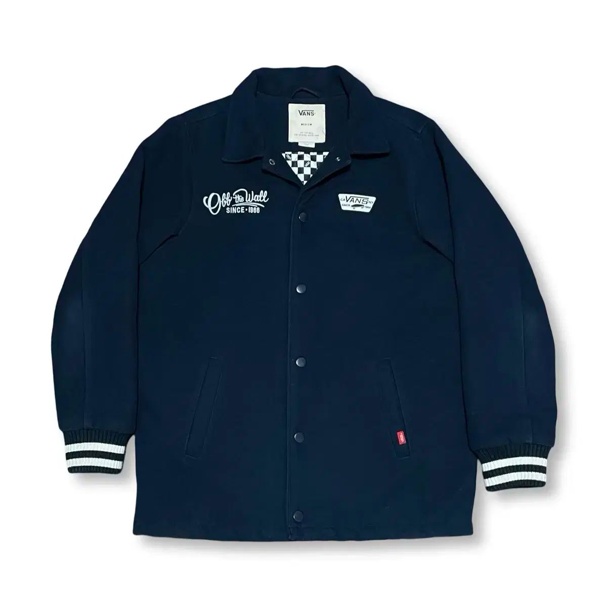 M VANS(ヴァンズ) ウール コーチジャケット ネイビー