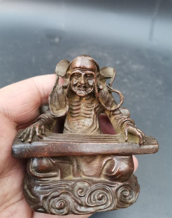 銅 細工 仏教美術 玄奘参詣準提菩薩仏像 禅意茶道 置物 装飾品 工芸品 置物 銅 細工 仏教美術 玄奘参詣準提菩薩仏像 禅意茶道 置物 装飾品