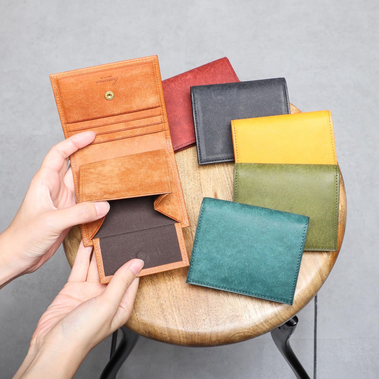 lemma レンマ 財布 Marisco マリスコ 二つ折り財布 コンパクト財布 本革