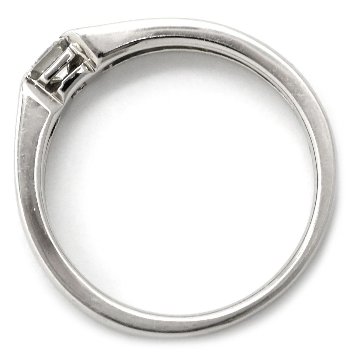 リング 指輪 ダイヤリング Pt950 ダイヤモンド プラチナシルバー 1石 1粒 12号