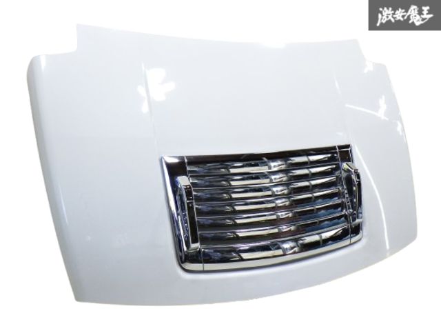 【程度良好凹み無し】HUMMER純正 ABA-T345E ハマーH3 V8 2007年 左ハンドル フロント ボンネット フード ホワイト 棚