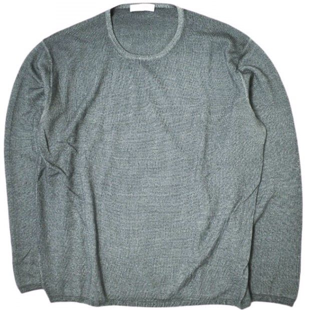 Costanza コスタンザ イタリア製 27ゲージウール 細リブクルーネック