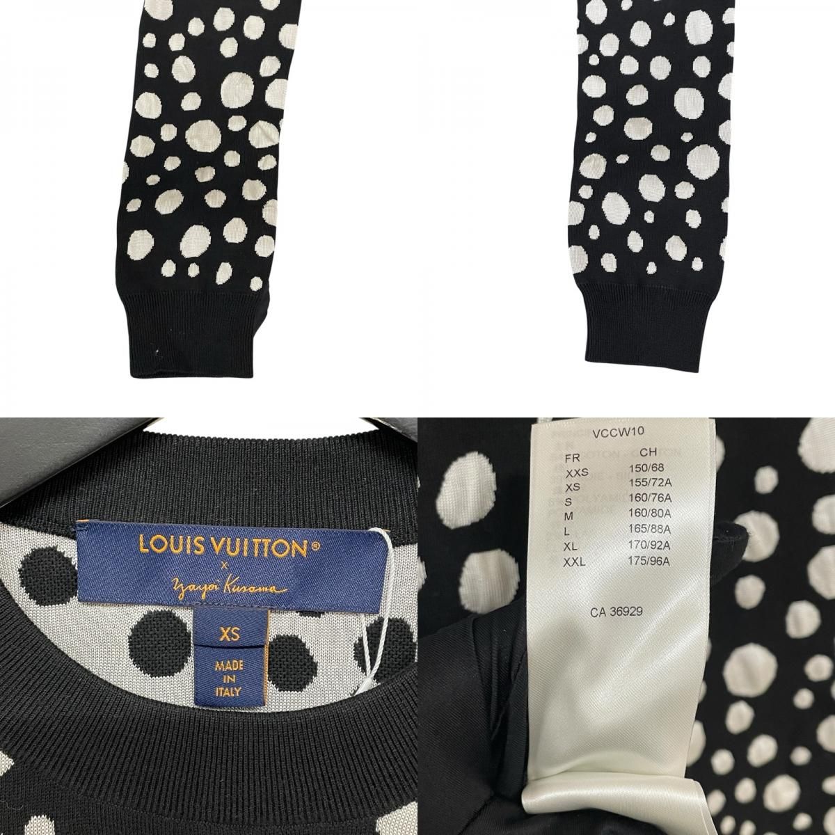 ルイ・ヴィトン LOUIS VUITTON X 草間彌生 ドット総柄ニット