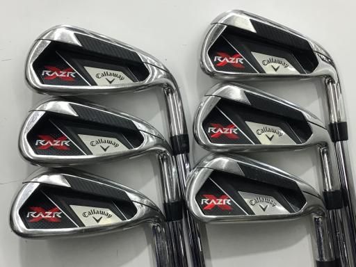 中古】 キャロウェイ RAZR X FORGED 6S アイアンセット IR Dynamic