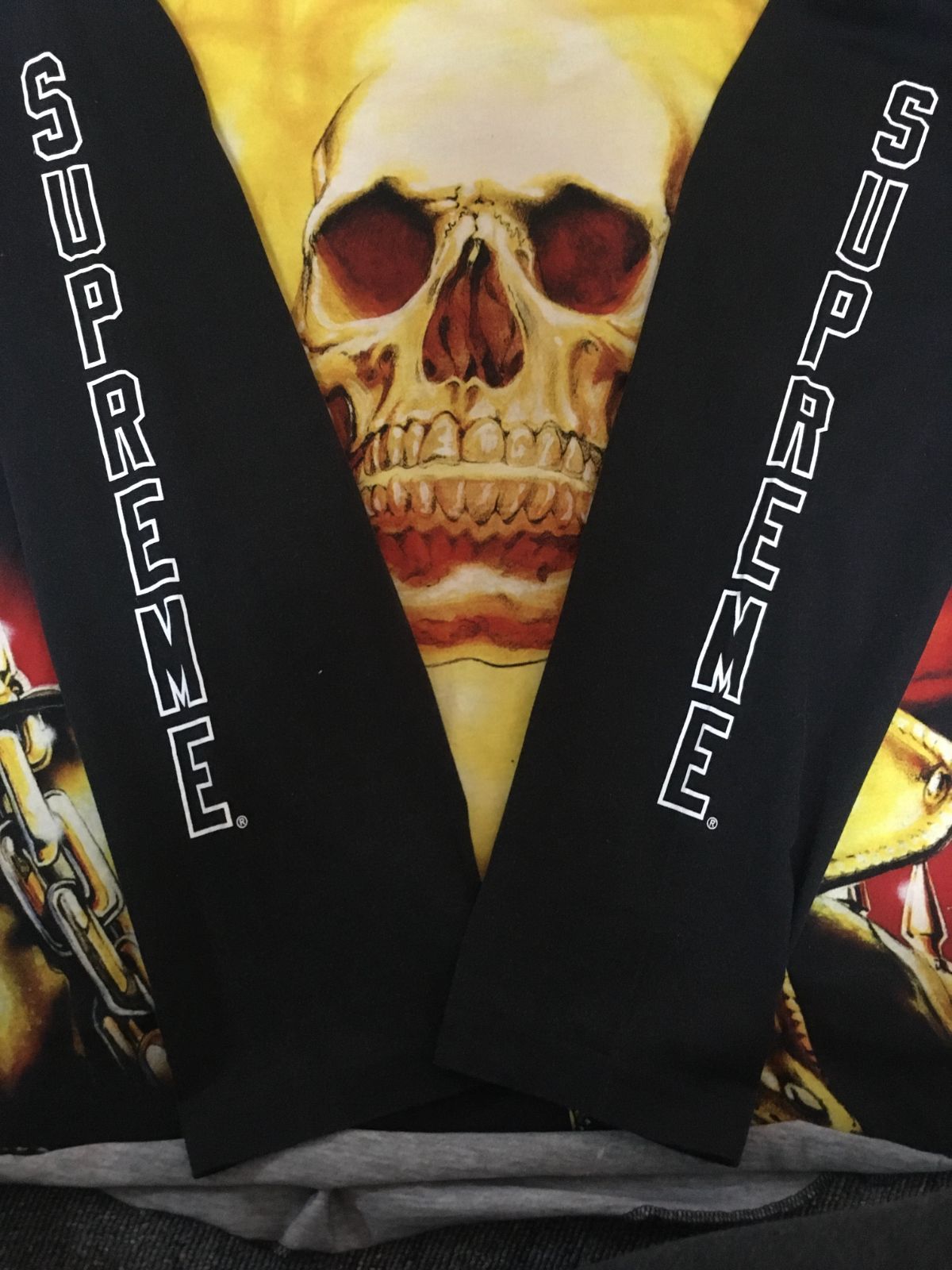 Supreme シュプリーム Ghost Rider Raglan Top - メルカリ