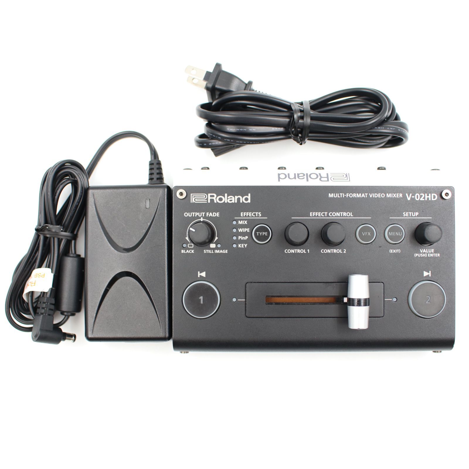 上品 Roland V-02HD 2チャンネルマルチフォーマットビデオミキサー ローランド