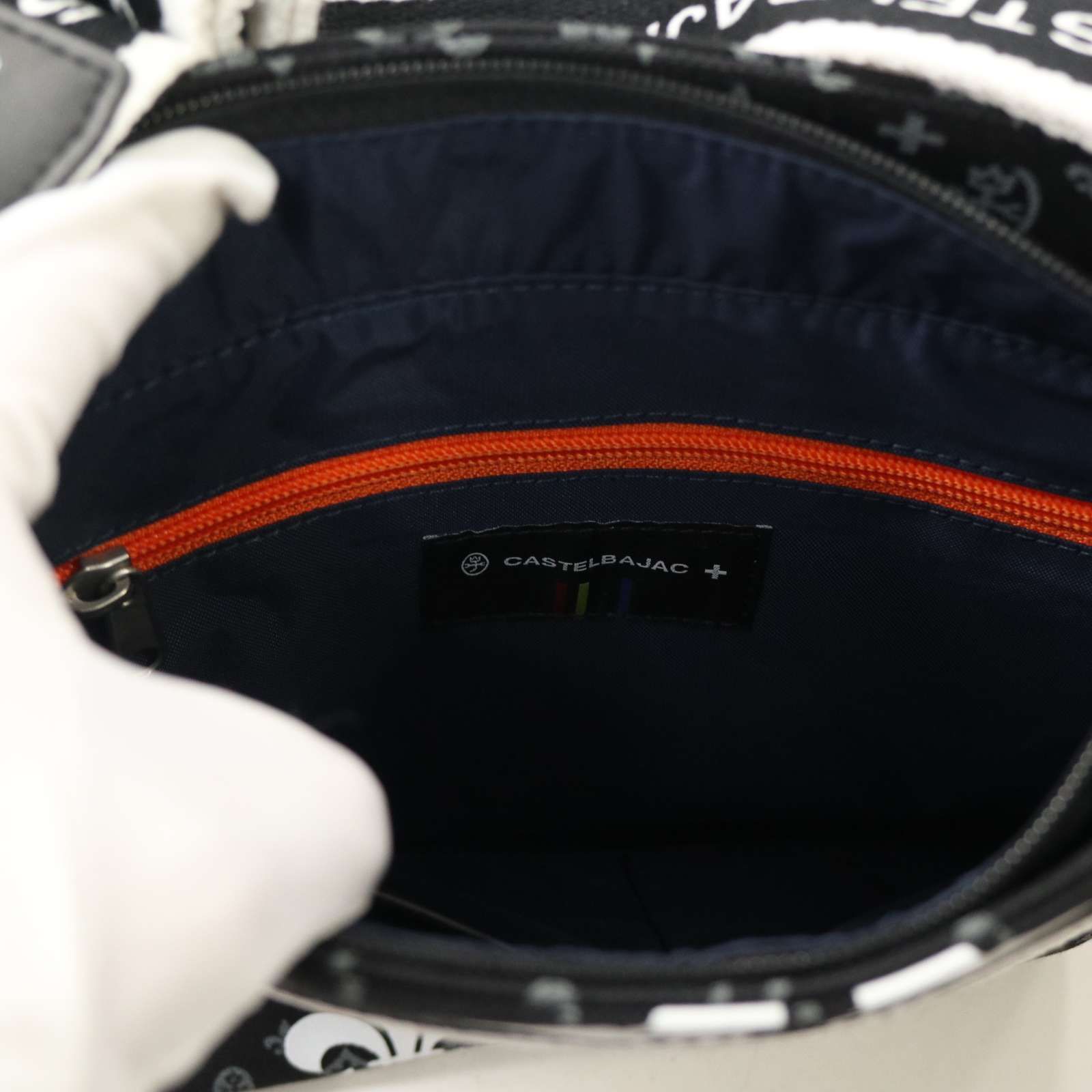 (タグ付き新品未使用)CASTELBAJAC ショルダーバッグ 新品 未使用】 CASTELBAJAC カステルバジャック ロゴ モノグラム