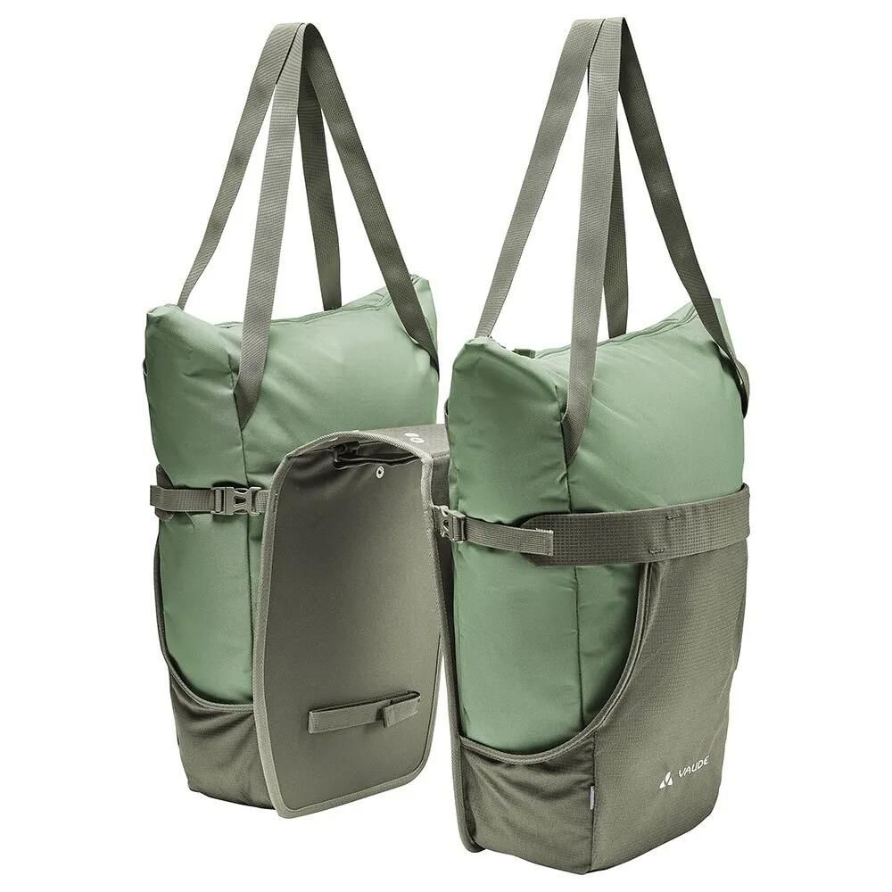 お取り寄せ ２～４週間で発送 ファウデ バイク ツインショッパー パニア WillowGreen t VAUDE BIKE TwinShopper Pannier t