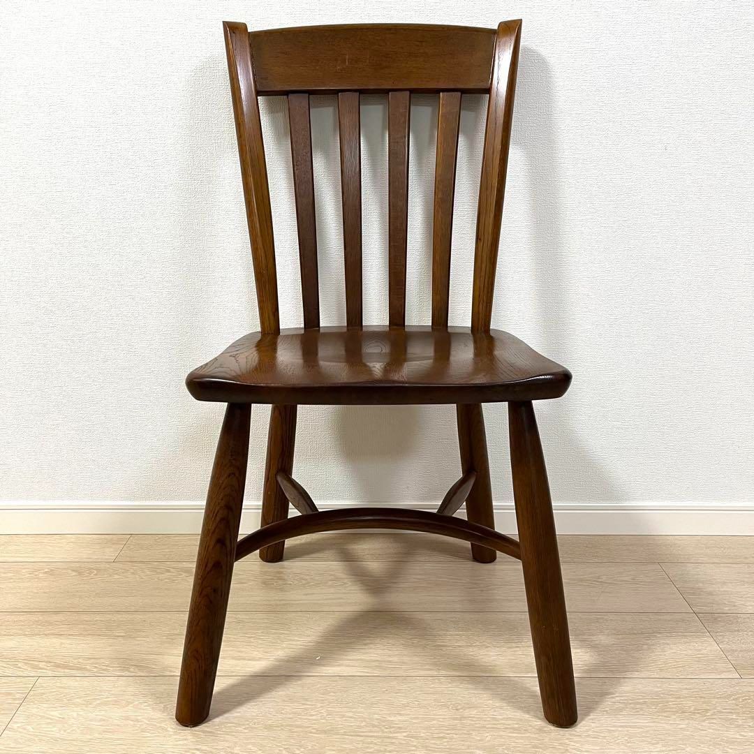 そ74 柏木工 ダイニングチェア 木製 ウインザーチェア 飛騨高山 KASHIWA ウィンザーチェア