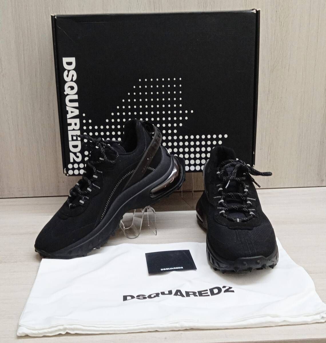 DSQUARED2|ディースクエアード|スニーカー| BUBBLE|SNM0190|ブラック|27.4cm