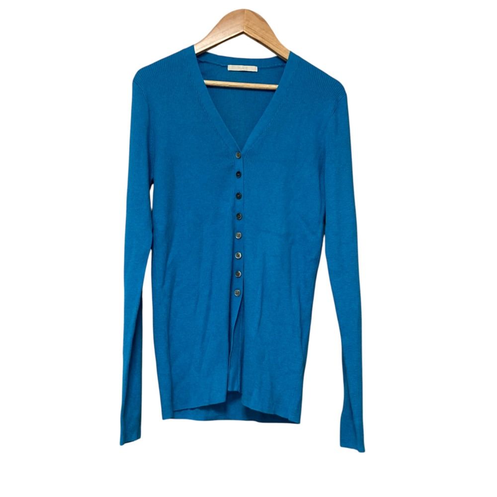 美品 25SS Plage プラージュ floche rib カーディガン Vネック