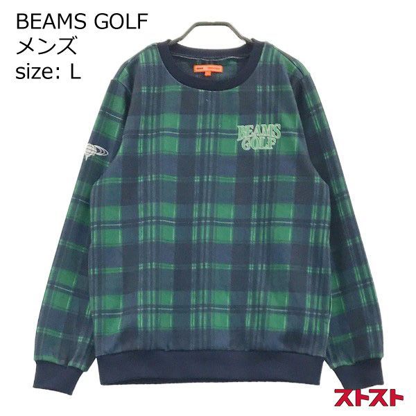 BEAMS GOLF ビームスゴルフ トレーナー プルオーバー L