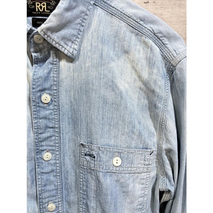 RRL 長袖 シャンブレーシャツ XS メンズ ラルフローレン ダブル