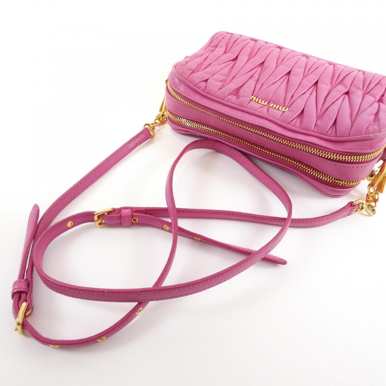ミュウミュウ RT0539 ショルダーバッグ MIU MIU】ミュウミュウ『マドラス ショルダーバッグ』RT0539