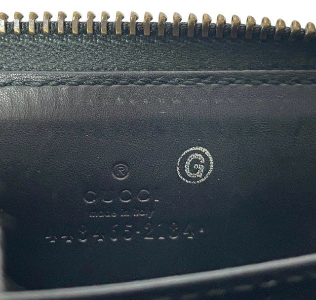 グッチ コインケース 小銭入れ ゴースト GG ブラック 黒 GUCCI  