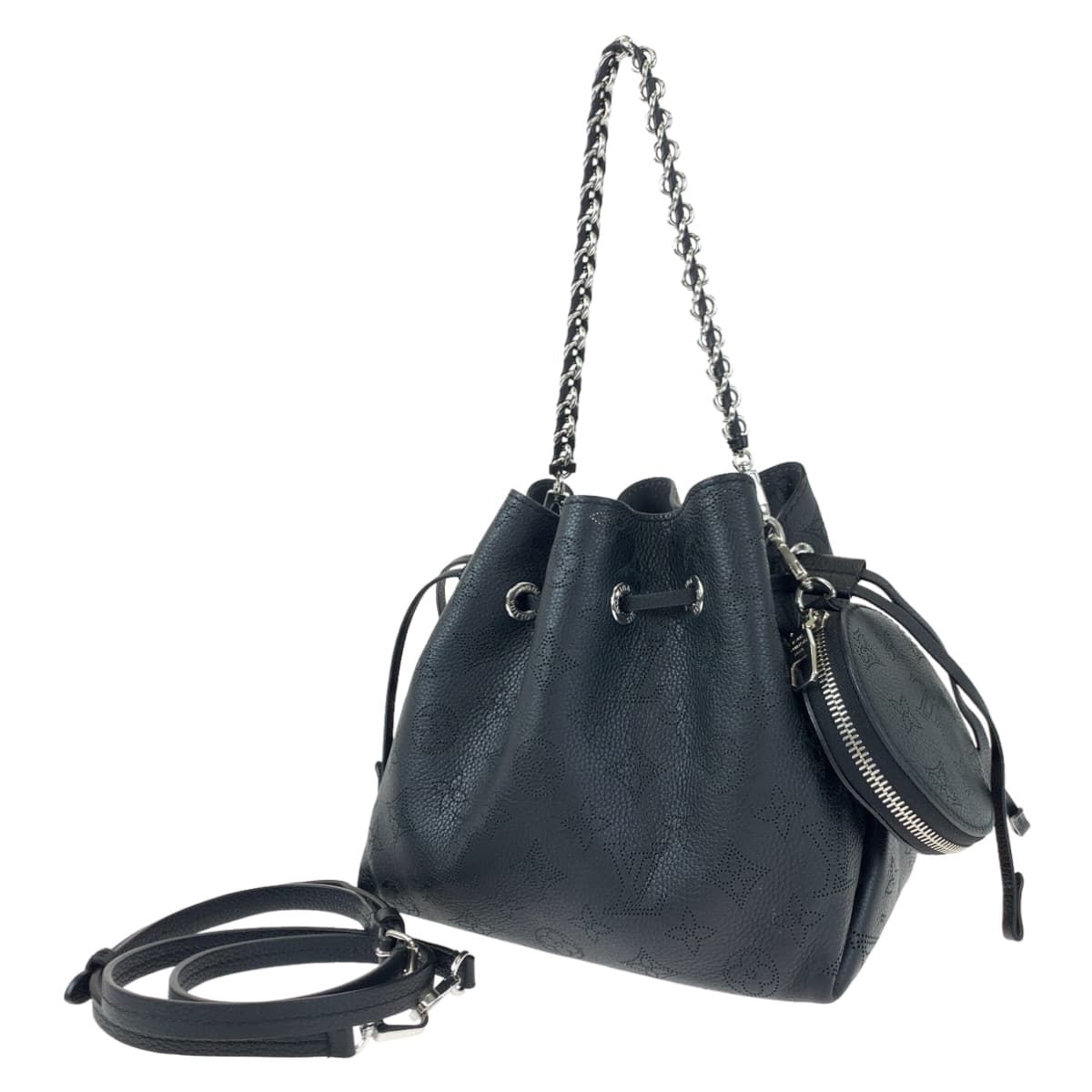 美品 LOUIS VUITTON ルイヴィトン モノグラム マヒナ ベラ ノワール  