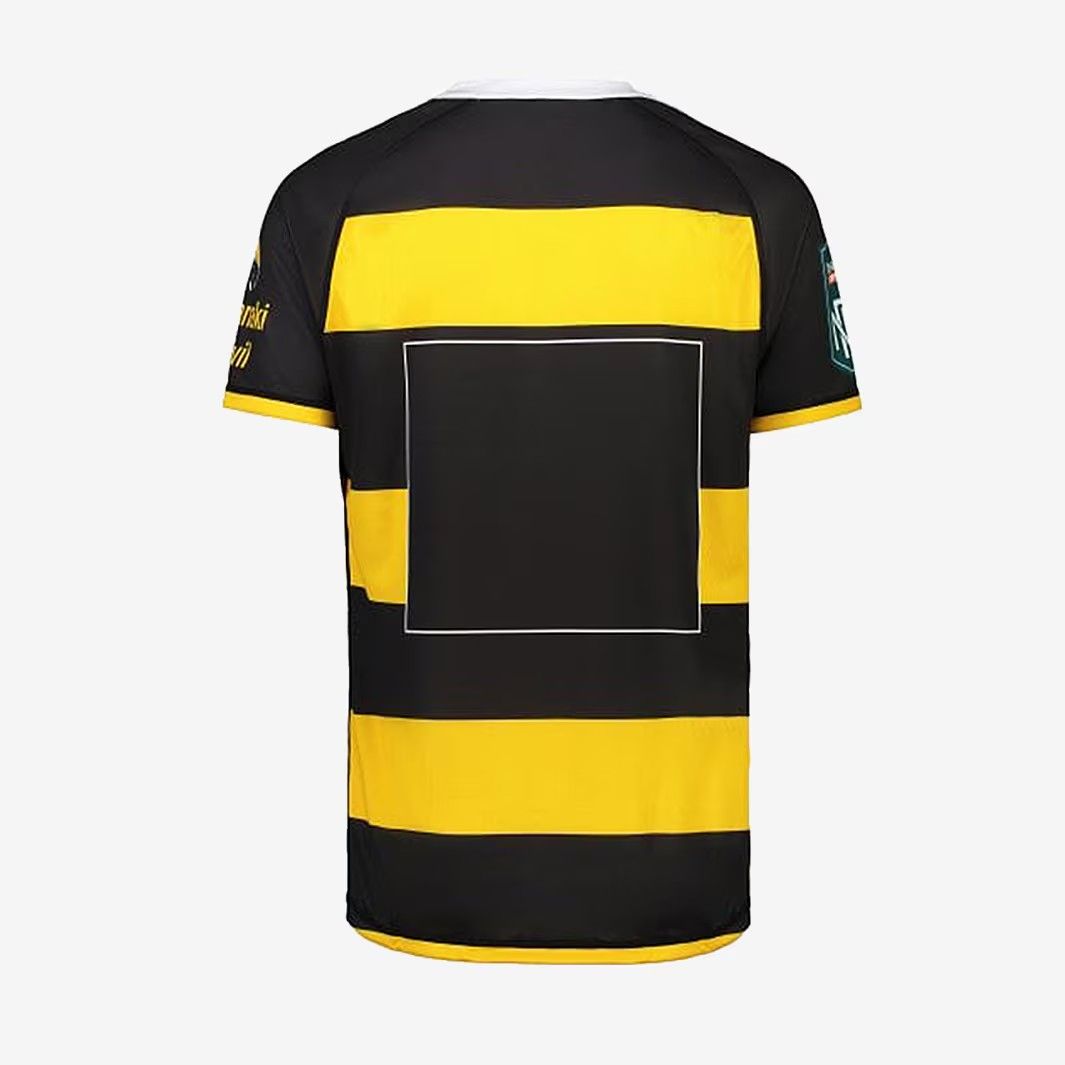 カンタベリー タラナキ ブルズ 2025 23 ジャージ 黒 黄色 ブラック イエロー モデル 日本未発売