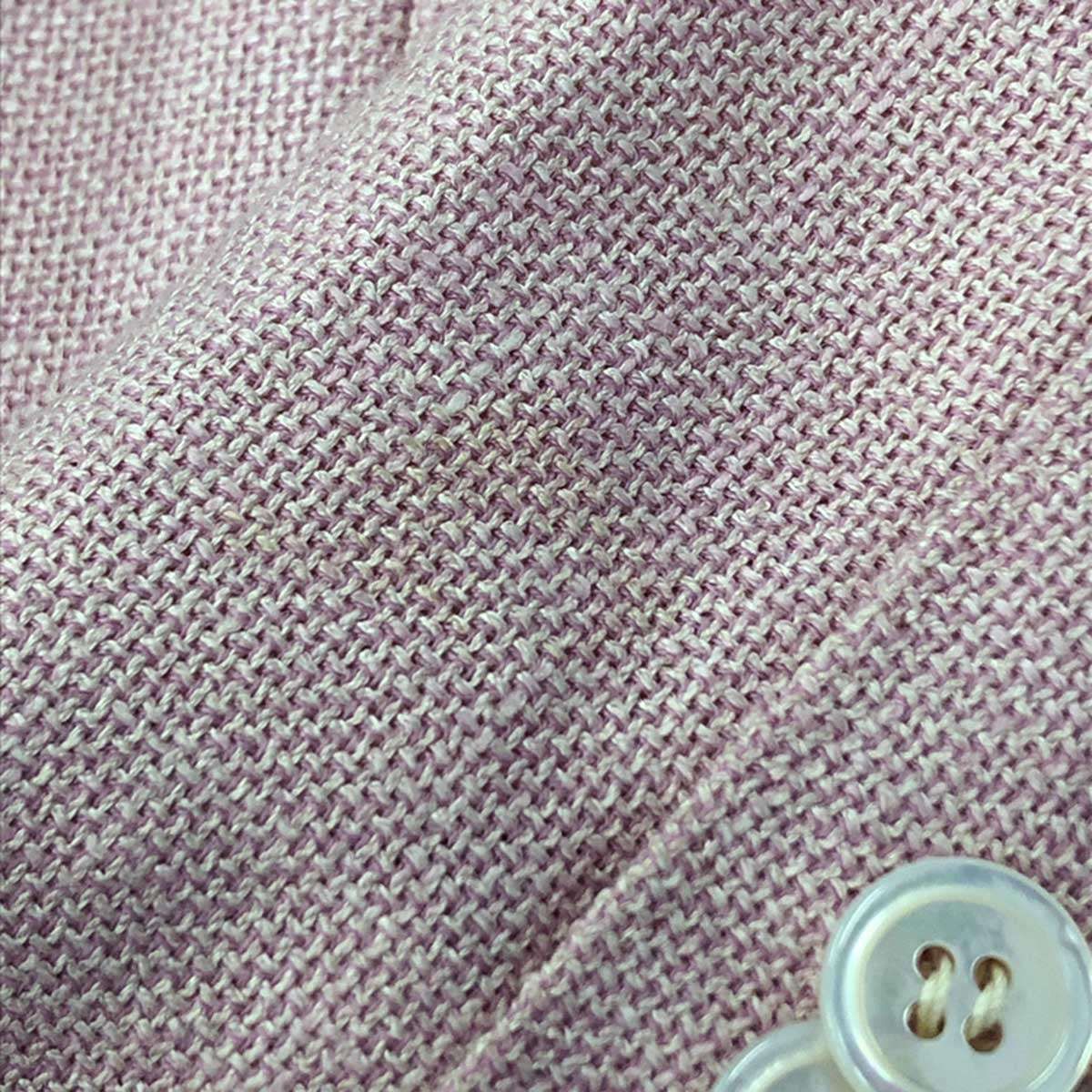 Kiton キートン シルクリネンテーラードジャケット ピンク 40 - メルカリ