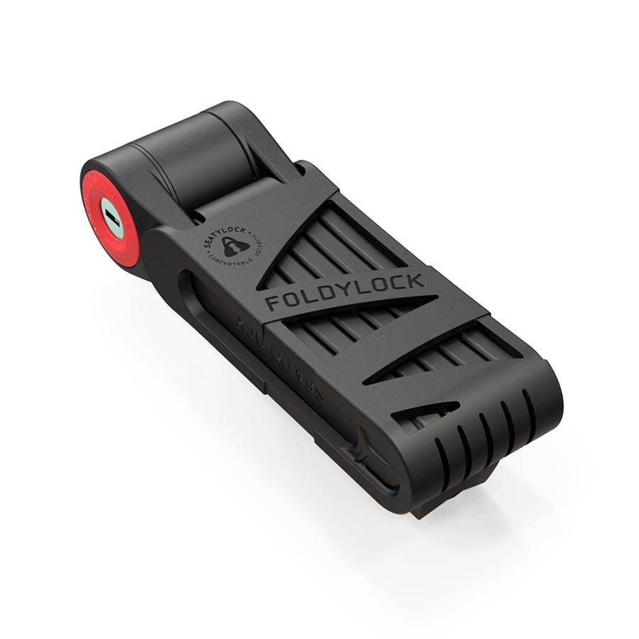 SEATYLOCK FOLDYLOCK 75 ブラック|レッド 鍵 おすすめ 防犯対策 セキュリティ 最強 折りたたみ シンプル
